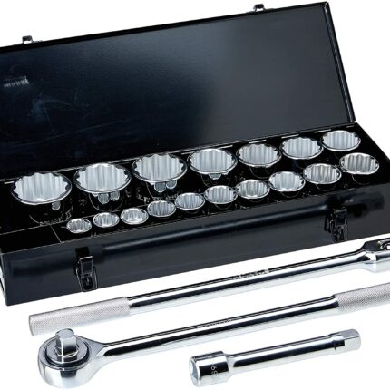JOGO DE SOQUETE 3/4 (7/8-2.3/8) 21PCS STANLEY 87-557
