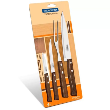 Jogo Churrasco Tradicional 4 Pcs- Tramontina