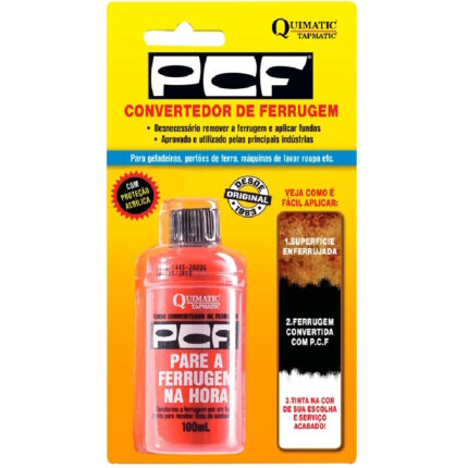 Fundo Convertedor de Ferrugem P.F.C 100ml - QUIMATIC