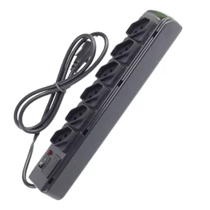 10 Filtro De Linha 6 Tomadas Diagonais - Kitec