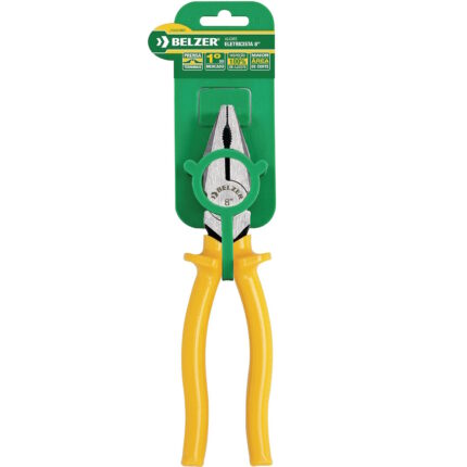 Alicate Universal 8" Eletricista Amarelo - Belzer