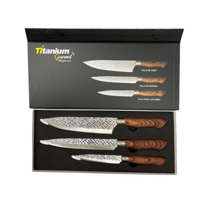 Kit Facas Premium - Titanium