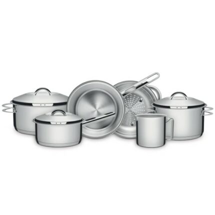 Jogo Panelas Aço Inox Solar 6 Peças